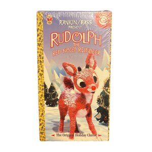 Rankin/Bass "Rudolph The Red-Nosed Reindeer" VHS Tape New Sealed